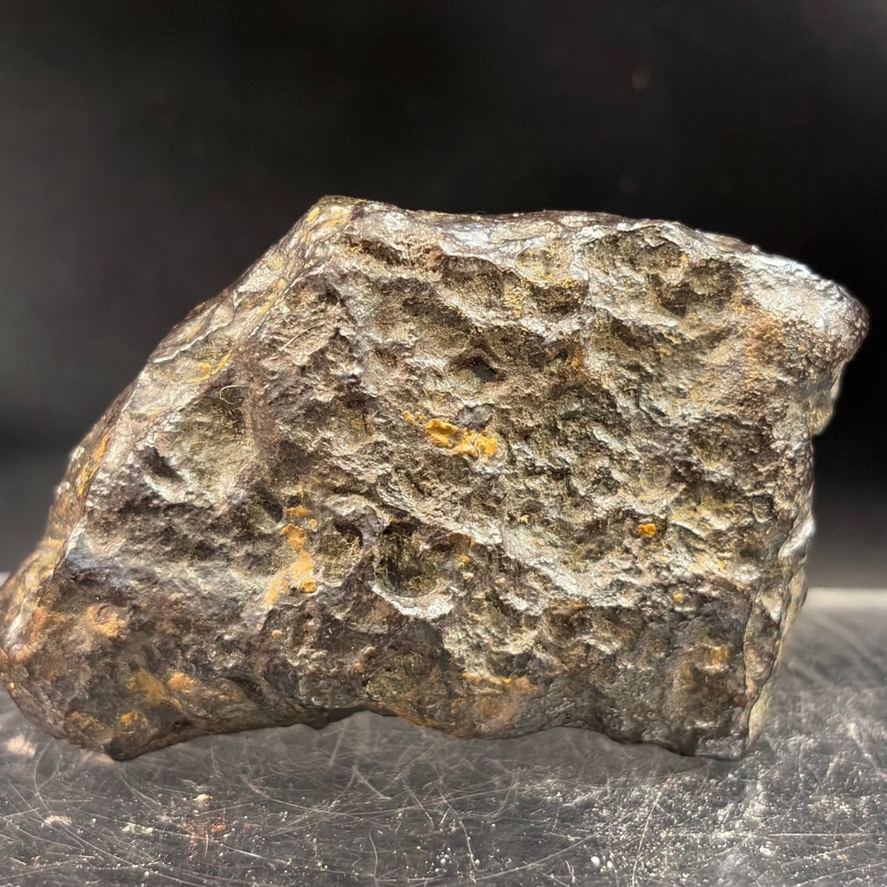 Natural Iron Meteorite Specimen Regmaglypted Space Rock Rare Mineral